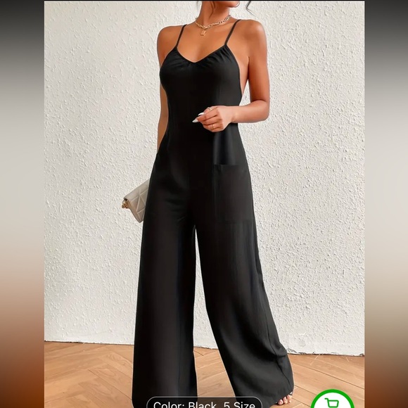 Pants - Elegant Black Jumpsuit